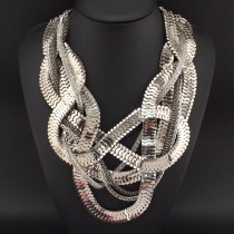 Boho Design Graceful Chain Claw Style Collar Bib Necklace Costume Jewelry Women Unique Design Chokers Statement Necklaces Maxi
