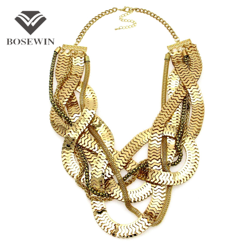 Boho Design Graceful Chain Claw Style Collar Bib Necklace Costume Jewelry Women Unique Design Chokers Statement Necklaces Maxi