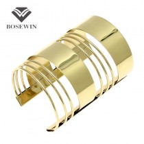 Big Star Style Clothes Jewelry Fashion Alloy Opened Graceful Wide Cuff Bangles Bracelets For Women Dress BL168