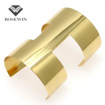 Unique Design Clothes Jewelry Fashion Bright  Alloy Opened Graceful Cuff Bangles Bracelets For Women Dress BL167