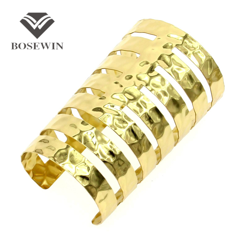 2015 New Hi-Q Fashion Accessories 120mm Length Women Opened Alloy Cuff Bangles Bracelet Exaggerated Jewelry BL164