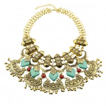 Latest Exaggerated Maxi Necklace Women Big Jewelry Vintage Chunky Chain Bohemia Statement Necklaces & Pendants Collier
